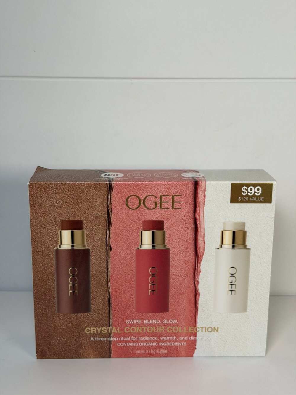 Ogee Crystal Contour Collection BRAND NEW